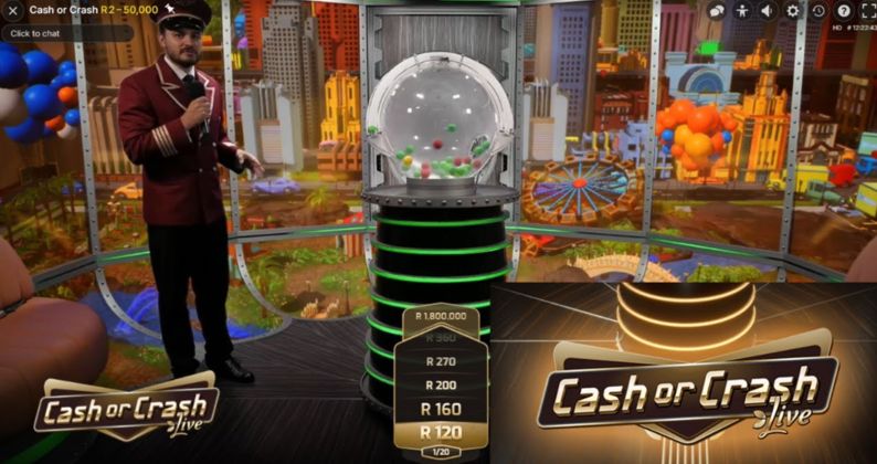 Cash or Crash by Evolution Gaming